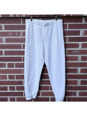 TNA Light Gray Sweatpants with Elastic Waistband and Cuffs